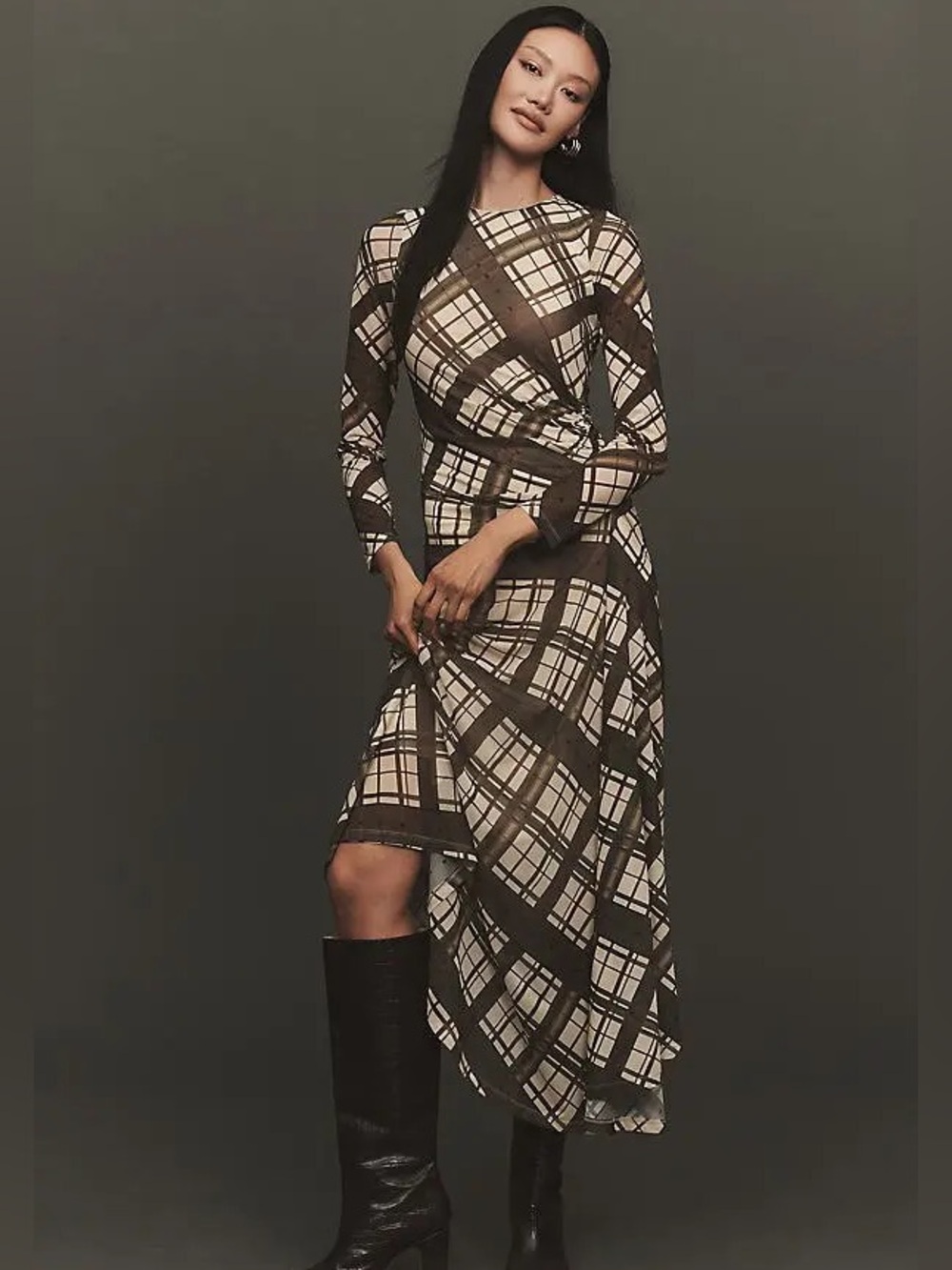Anthropologie Mesh midi dress